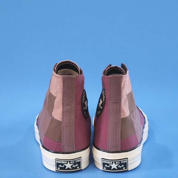 Converse Chuck 70 Hi Plant Color Patchwork Rose Taupe Unisex Sneaker 170682C NWT - Picture 5 of 6